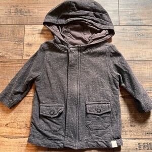 Burt's Bees Kids Hooded Jacket in Dark Gray